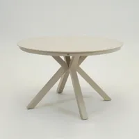 Tafel davos crema 118cm