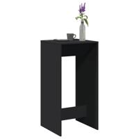 Bartafel 51x50x103,5 cm bewerkt hout zwart