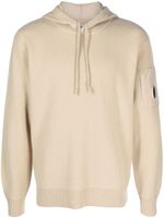 C.P. Company hoodie à détail de lunettes - Tons neutres