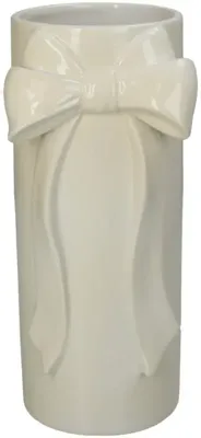Kersten vaas aardewerk strik 12x10.8x25.3cm ivoor