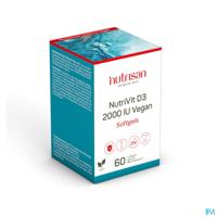Nutrisan Nutrivit Vitamine D3 2000IU 60 Vegan Softgels Nutrisan Nutrivit Vitamine D3 2000IU 60 Vegan Softgels