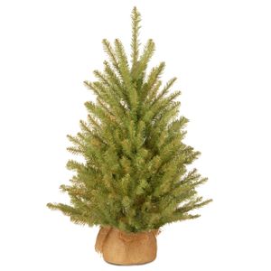 Dunhill Fir kunstkerstboompje 61 cm met burlap - National Tree Company