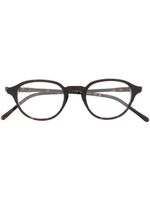 Gucci Eyewear lunettes de vue à monture ronde - Marron