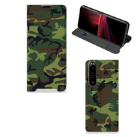 Sony Xperia 1 III Hoesje met Magneet Army Dark - thumbnail