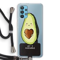 Avocuddle: Samsung Galaxy A32 4G Transparant Hoesje met koord