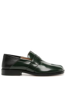 Maison Margiela mocassins Tabi en cuir - Vert