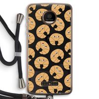 Croissant: Motorola Moto Z Force Transparant Hoesje met koord