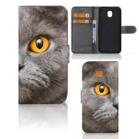 Telefoonhoesje | Met pasjeshouder | Samsung Galaxy J5 2017 Britse Korthaar