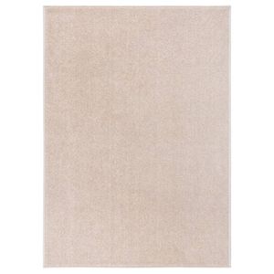 Vloerkleed kortpolig 140x200 cm donkerbeige