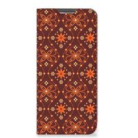 Samsung Galaxy A13 (4G) Hoesje met Magneet Batik Brown