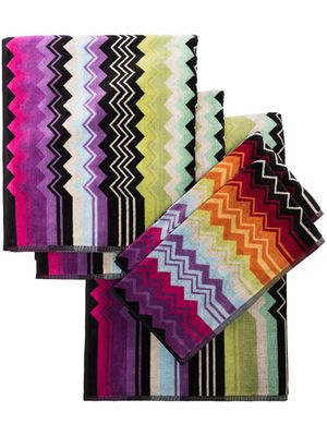 Missoni Home lot de serviettes Giacomo - Noir
