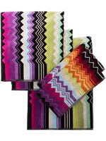 Missoni Home lot de serviettes Giacomo - Noir - thumbnail