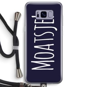 Moatsje!: Samsung Galaxy S8 Plus Transparant Hoesje met koord