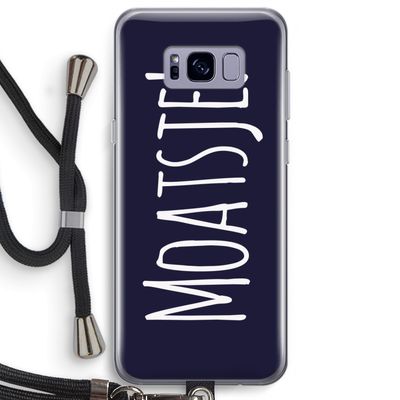 Moatsje!: Samsung Galaxy S8 Plus Transparant Hoesje met koord