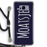 Moatsje!: Samsung Galaxy S8 Plus Transparant Hoesje met koord