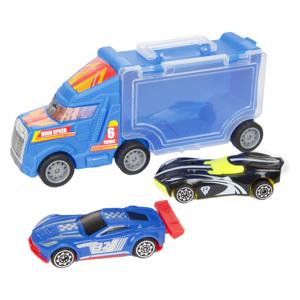 Toi-Toys Turbo racers vrachtwagen met raceauto&apos;s, 3dlg.