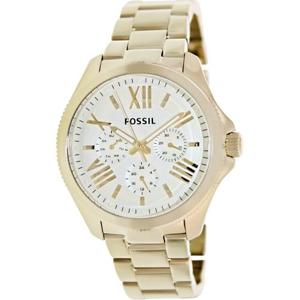 Fossil AM4510 Cecile multifunctioneel roestvrijstalen Dameshorloge - goudkleurig
