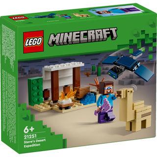 LEGO minecraft 21251 steve&apos;s woestijnexpeditie
