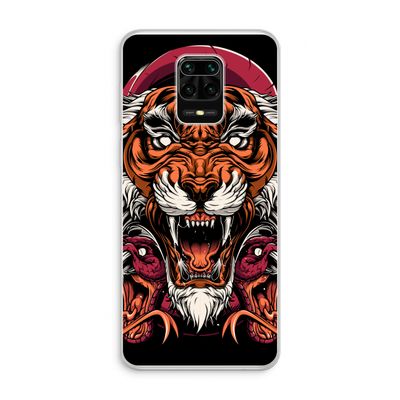 Tiger and Rattlesnakes: Xiaomi Redmi Note 10 Lite Transparant Hoesje