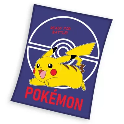 Pokemon fleece deken starters battle 110 x 140 cm