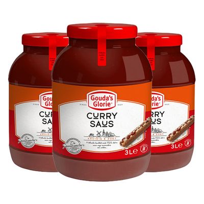 Gouda&apos;s Glorie - Currysaus - 3x 3ltr
