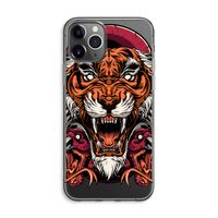 Tiger and Rattlesnakes: iPhone 11 Pro Max Transparant Hoesje