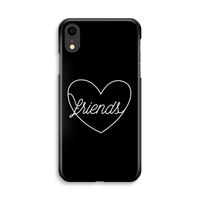 Friends heart black: iPhone XR Volledig Geprint Hoesje