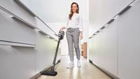 Bosch Serie 8 BSS825ALL steelstofzuiger & elektrische bezem Batterij/Accu Droog Zakloos Zwart, Wit 5 Ah - thumbnail