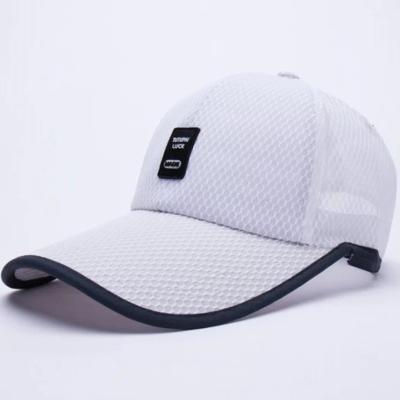 Outdoor sneldrogende mesh ademend Baseballpet voor mannen (wit)