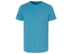 Heren T-shirt  (XXL (60/62), Lichtblauw)