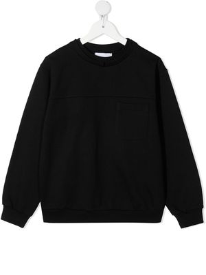 DONDUP KIDS sweat à logo imprimé - Noir