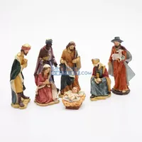 Kerstgroep 7 figuren h20cm