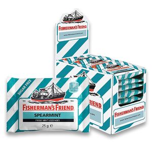 Fisherman's Friend - Spearmint Suikervrij - 24 Stuks