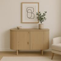 Livingfurn Dressoir 'Tobago' Eiken, 115cm, kleur Naturel