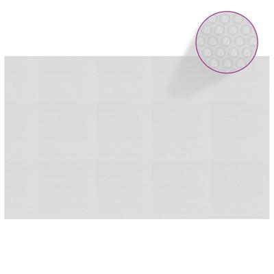 VidaXL Zwembadfolie solar drijvend 260x160 cm pe grijs
