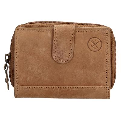 Hide & Stitches Portemonnee Johan van Amstel Bruin