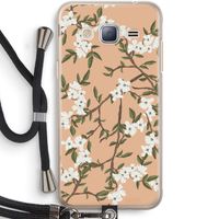 Blossoming spring: Samsung Galaxy J3 (2016) Transparant Hoesje met koord