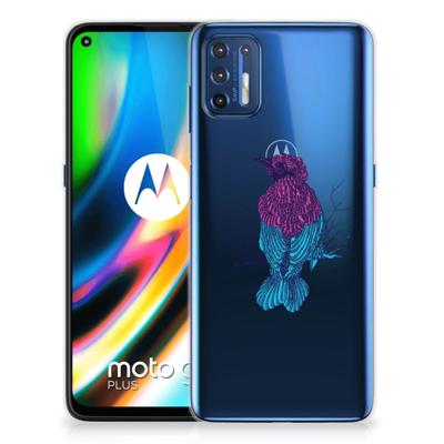 Motorola Moto G9 Plus Telefoonhoesje met Naam Merel Motorola Moto G9 Plus Telefoonhoesje met Naam Merel