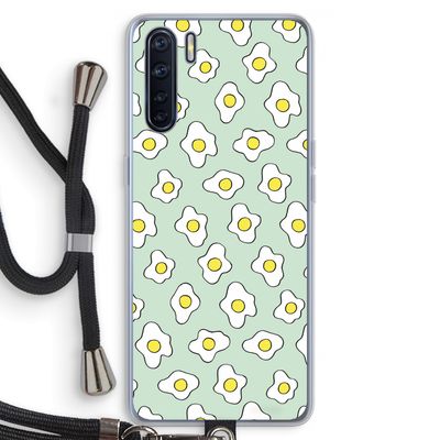 Spiegeleitjes: Oppo A91 Transparant Hoesje met koord