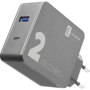 Cellularline Multipower 2 Combo Plus Laptop, Smartphone Zwart AC Snel opladen Binnen