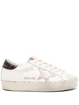 Golden Goose baskets Hi Star à plateforme - Blanc