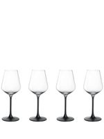 Villeroy & Boch lot de 4 verres à vin Manufacture Rock - Noir