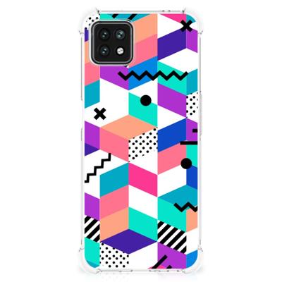 OPPO A53 5G | A73 5G Shockproof Case Blokken Kleurrijk OPPO A53 5G | A73 5G Shockproof Case Blokken Kleurrijk