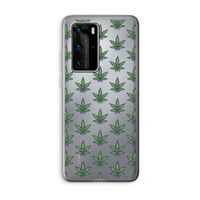 Weed: Huawei P40 Pro Transparant Hoesje