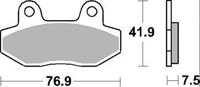 TRW Brake pad mcb 822 organic standard