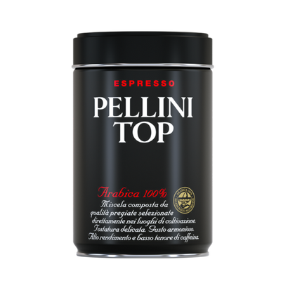 Pellini Top - Gemalen koffie in blik - 250 gram