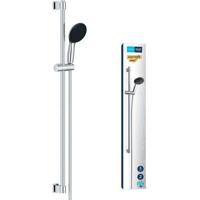 Doucheset met 2-straals douchekop, 90cm staaf en flexibele slang - GROHE Vitalio Start 110 26954001 - Waterbesparend - Chroom