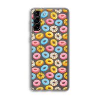 Pink donuts: Samsung Galaxy S21 Plus Transparant Hoesje