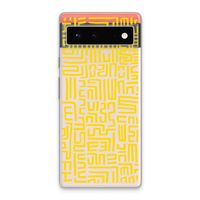 Majorelle Blue Print: Google Pixel 6 Transparant Hoesje