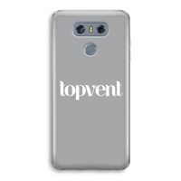 Topvent Grijs Wit: LG G6 Transparant Hoesje